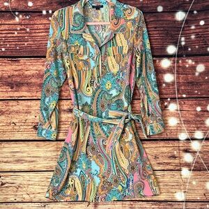 Tommy Hilfiger Multicolor Paisley Dress